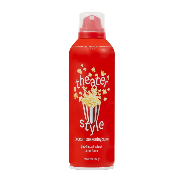 Winona Pure Theater Style Butter Popcorn Spray – All-Natural, Low Calorie, Dairy-Free, Gluten-Free, 5 oz
