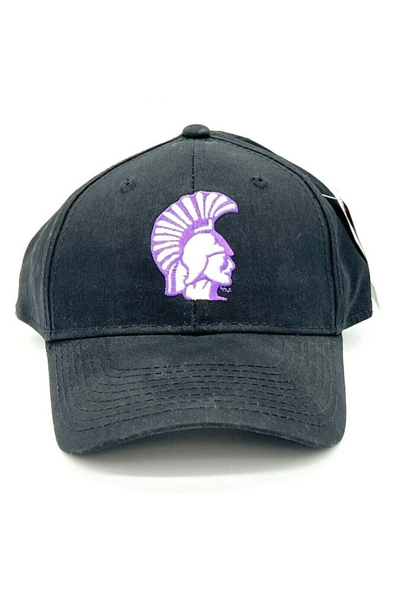 Winona State University Warriors NCAA Embroidered Adjustable Black Snap Back Hat