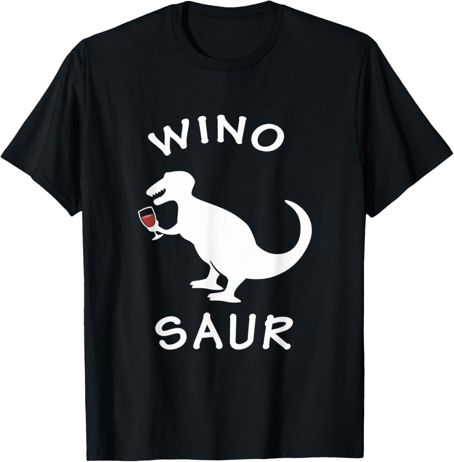 T-shirt Uomo Divertente Wineosaurus - Maglia In Cotone Per Compleanno - Foto 2