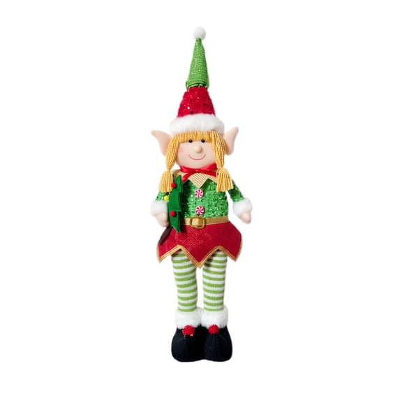 Winsafor Plush Toys Stuffed Animals Plushies - Christmas Elf Doll with Lights for Decor, Small Stuffed Animals, Cute Plushies, Kids Toys