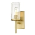 thumbnail image 1 of Winslett 1-Light Wall Sconce in Brushed Champagne Bronze with Clear Glass, 1 of 7