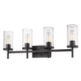 thumbnail image 1 of Golden Lighting Winslett 4-light Vanity in Matte Black, 1 of 6
