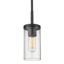 Golden Lighting Winslett 1-light Pendant in Matte Black