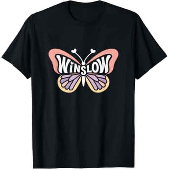 Winslow Butterfly Cute Name Word Art Classic Theme Everyday Message ...