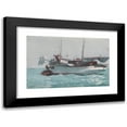 thumbnail image 1 of Winslow Homer 14x11 Black Modern Framed Museum Art Print Titled - Taking on Wet Provisions (Schooner Marked Newport, K. W.) (1903), 1 of 5