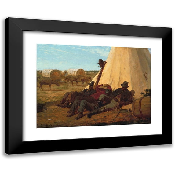 Winslow Homer 14x11 Black Modern Framed Museum Art Print Titled - The Bright Side