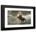thumbnail image 1 of Winslow Homer 14x11 Black Modern Framed Museum Art Print Titled - The Life Line, 1 of 5