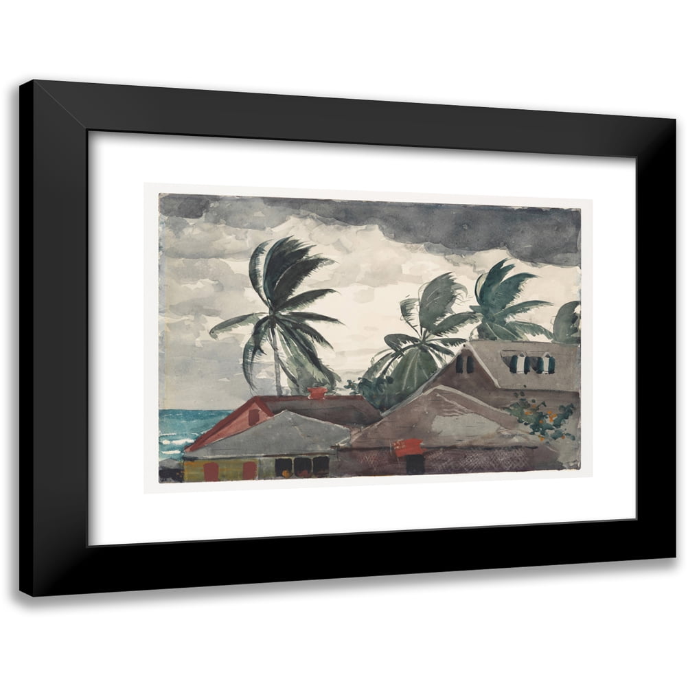 Winslow Homer 18x14 Black Modern Framed Museum Art Print Titled Winslow Homer 18x14 Black Modern Framed Museum Art Print Titled