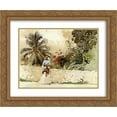 thumbnail image 1 of Winslow Homer 2x Matted 24x20 Gold Ornate Framed Art Print 'On the Way to the Bahamas', 1 of 2