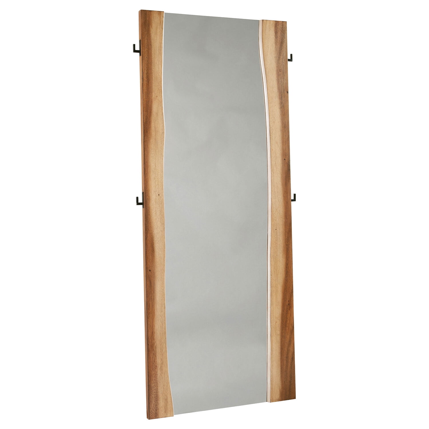 Winslow Smokey Walnut and Coffee Bean Full-Length Floor Mirror
