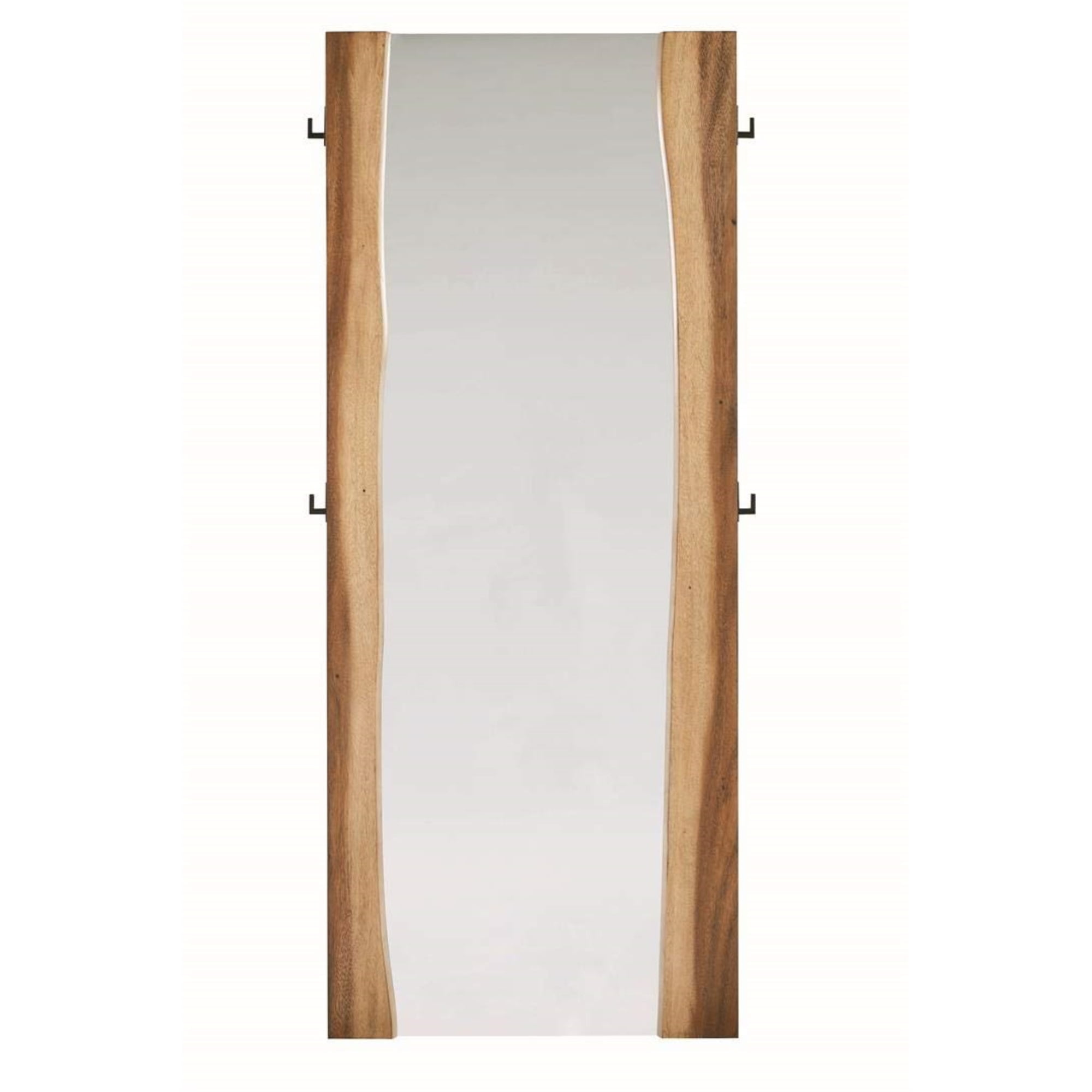 Winslow Smokey Walnut and Coffee Bean Full-Length Floor Mirror