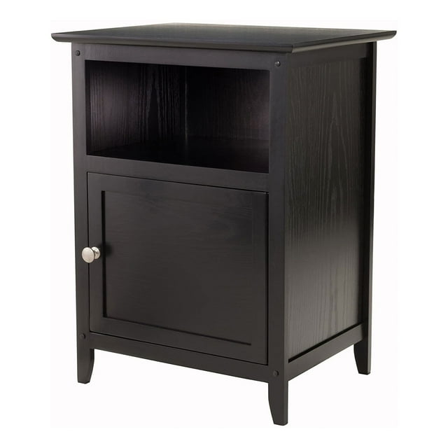 Winsome Home Indoor Decor End Or Night Table - Black