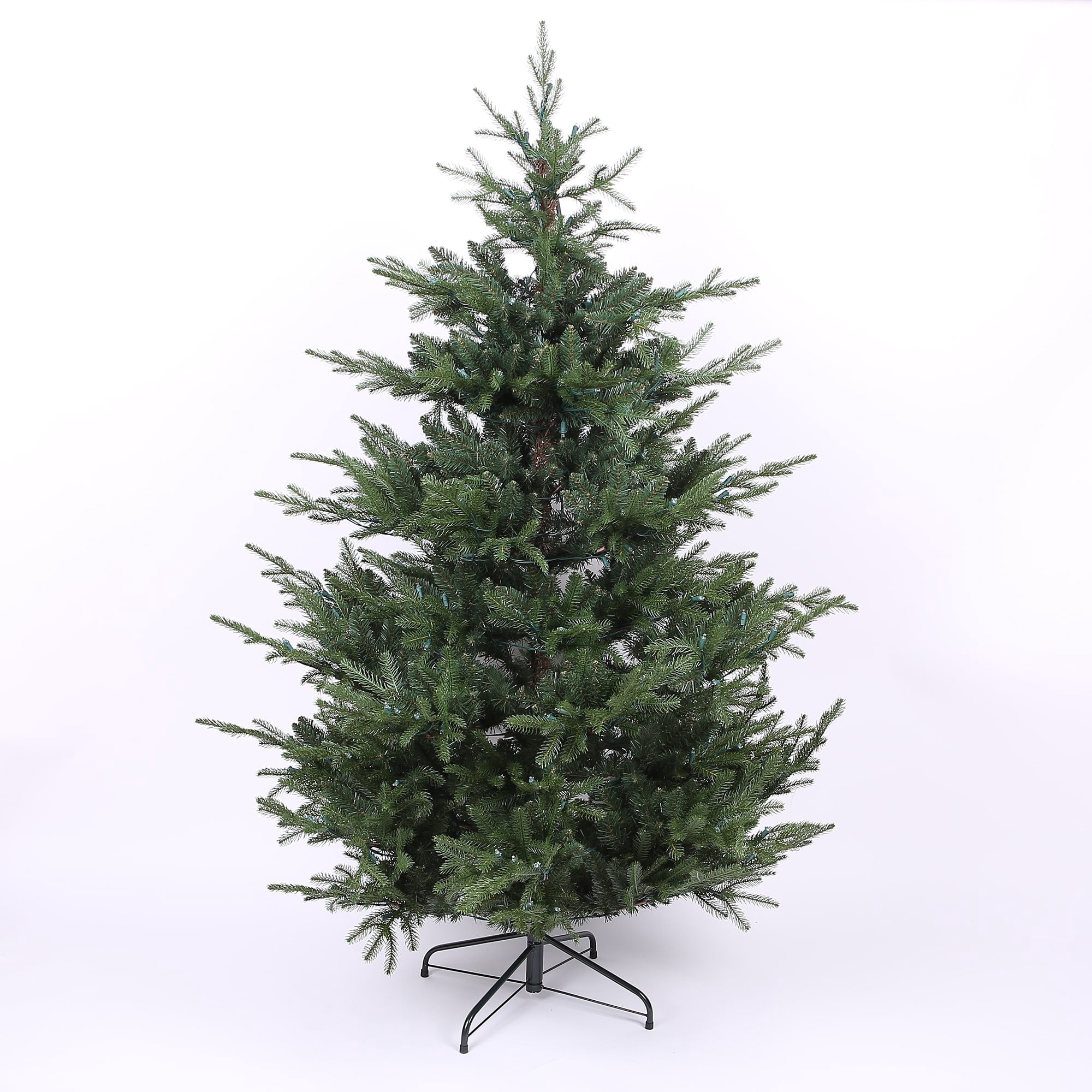 Winsome House 6 ft. Artificial Cedar Christmas Tree with Lights ...