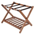 thumbnail image 1 of Winsome Reese Luggage Rack with Shelf, Teak Finish, 1 of 9