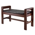 thumbnail image 1 of Winsome Thomas Bench with Cushion Seat in Walnut, 1 of 2