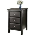 Winsome Timmy Nightstand Accent Table, Black