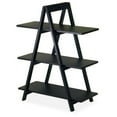 thumbnail image 1 of Winsome Wood Aaron 3-Tier A-Frame Shelf, Black Finish, 1 of 2