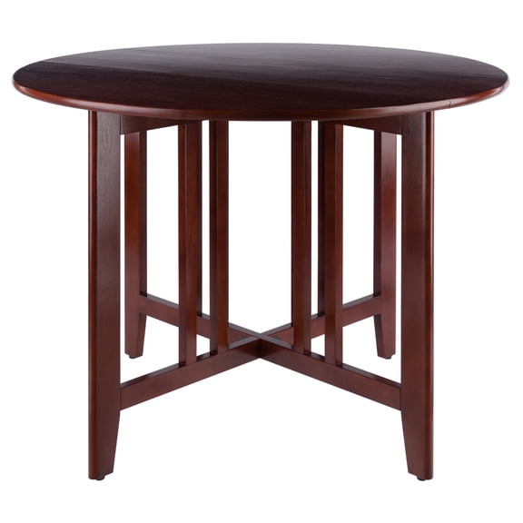 Winsome Alamo Double Drop Leaf Dining Table, Walnut