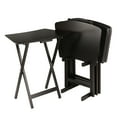 thumbnail image 1 of Winsome Anila 5-Pc Snack Table Set, Fan Shape, Coffee Finish, 1 of 11
