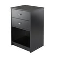 thumbnail image 1 of Winsome Ava 2 - Drawer Accent Table, Nightstand, Black Finish, 1 of 10