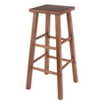 thumbnail image 1 of Winsome Carrick Square Seat Bar Stool, Teak Finish, 1 of 9