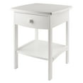 thumbnail image 1 of Winsome Claire Curved Nightstand, Accent Table, White Finish, 1 of 13