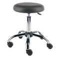 thumbnail image 1 of Winsome Clyde Adjustable Cushion Seat Swivel Stool, Charcoal and Chrome, 1 of 12
