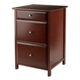 thumbnail image 1 of Winsome Delta Home Office File Cabinet, Walnut Finish, 1 of 6