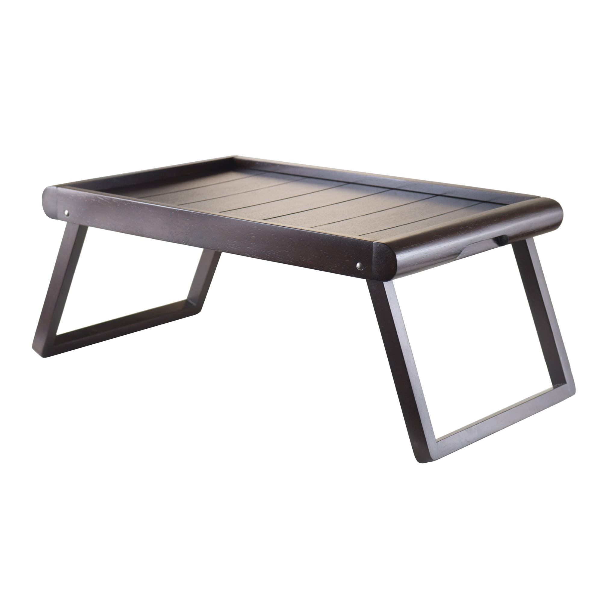 Winsome Wood Elise Breakfast Bed Tray U Leg Espresso Finish