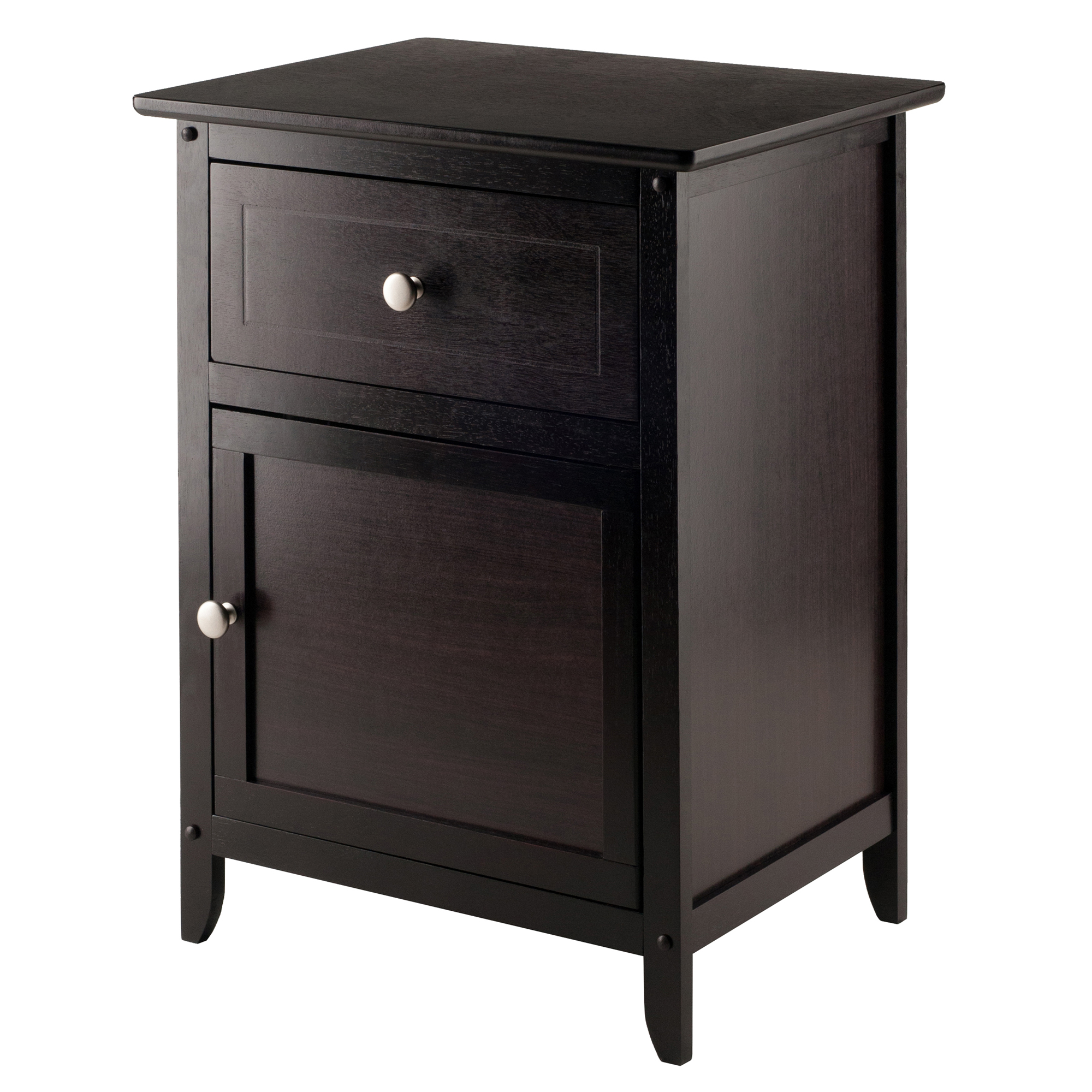 Winsome Wood Eugene Accent Table, Nightstand, Espresso Finish - image 1 of 9