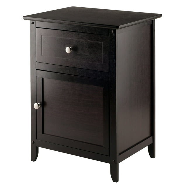 Winsome Wood Eugene Accent Table, Nightstand, Espresso Finish