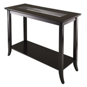 Winsome Genoa Rectangular Transitional Solid Wood Console Table in Dark Espresso