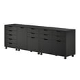 thumbnail image 1 of Winsome Halifax 3-Pc Cabinet Set with File Drawer 20346, Black Finish, 1 of 9