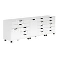 Winsome Wood Halifax 3-Pc Storage Cabinet Set, White Finish