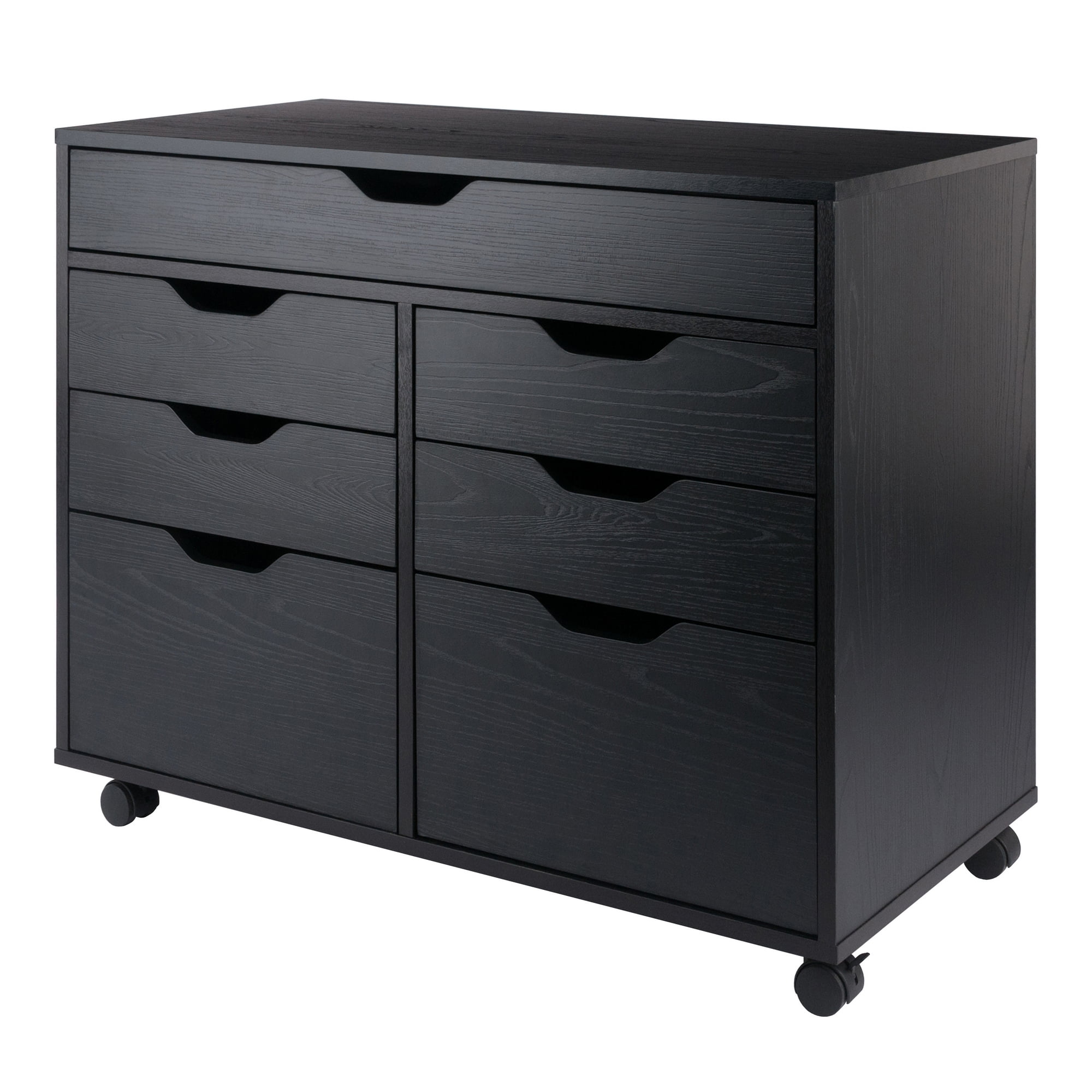 週末価格SC25BOXUNIT by WANTKEY feat.RALBUDDY Winsome Halifax 5-Drawer Multi-Storage Mobile Cabinet 20748, Black