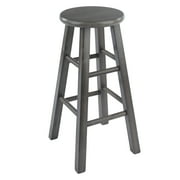 Winsome Ivy 24" Counter Stool, Rustic Gray Finish