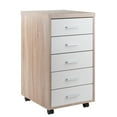 thumbnail image 1 of Winsome Wood Kenner 5-Drawer Storage Cabinet, Two-Tone Finish, 1 of 4