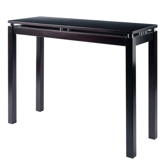 Winsome Wood Linea Console Hall Table, Espresso Finish