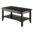 thumbnail image 1 of Winsome Nolan Coffee Table with Shelf, Cappuccino Finish, 1 of 8