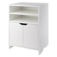thumbnail image 1 of Winsome Wood Nova Open Shelf Storage Cabinet, White Finish, 1 of 5