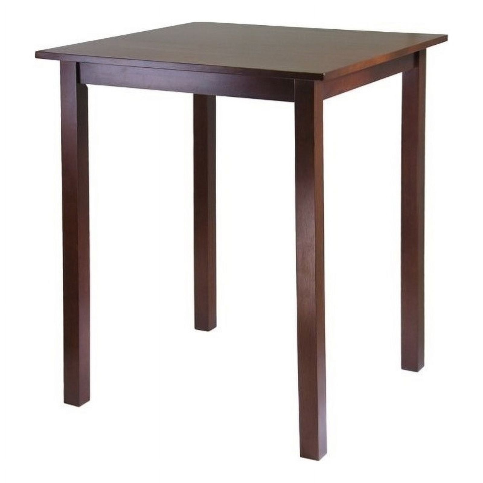 Winsome Wood Parkland Square High Table, Walnut Finish - image 1 of 5