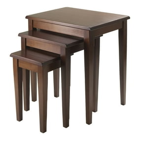 Winsome Wood Regalia 3-Piece Nesting Table Set, Walnut Finish