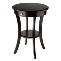 Winsome Wood Sasha Accent Table, Cappuccino Finish, Multiple Colors