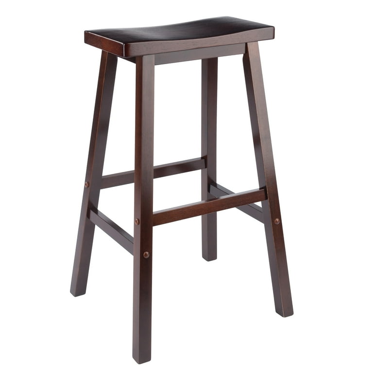 Winsome Wood Satori Saddle Seat Bar Stool 29