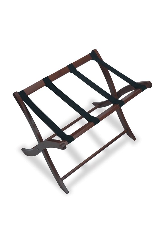 Scarlett Luggage Rack, Walnut Finish
