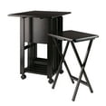 thumbnail image 1 of Winsome Wood Sophia 5-Piece Snack TV Table Set, Coffee Finish, 1 of 11