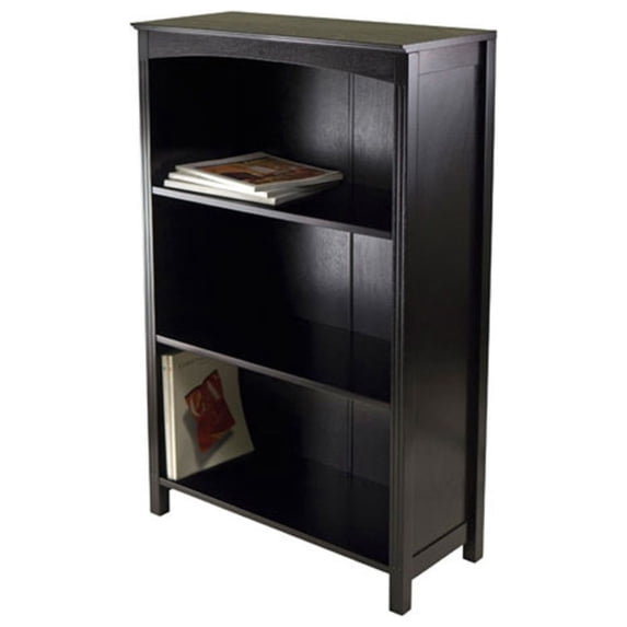Winsome Terrace 3-Section Bookcase, Shelf, Espresso Finish