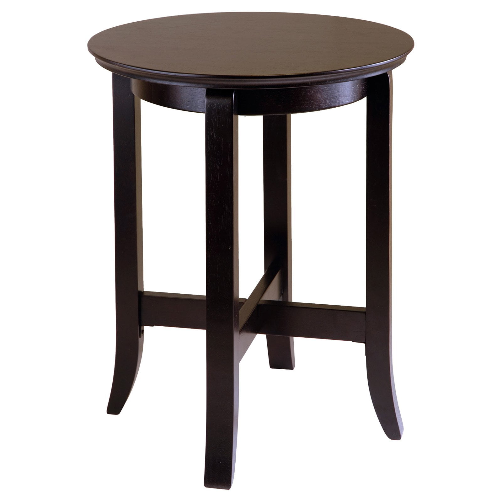 Winsome Wood Toby Round Accent Table, Espresso Finish - Walmart.com