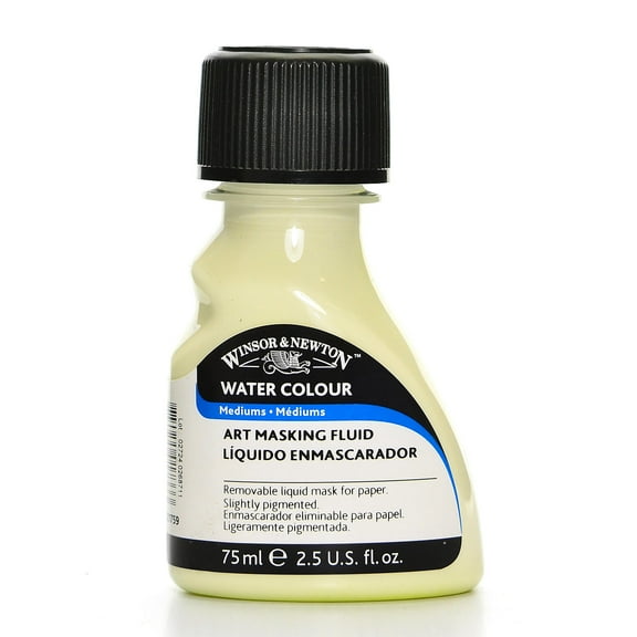 Winsor & Newton Art Masking Fluid, 75 mL, Pale Yellow, Pack Of 2