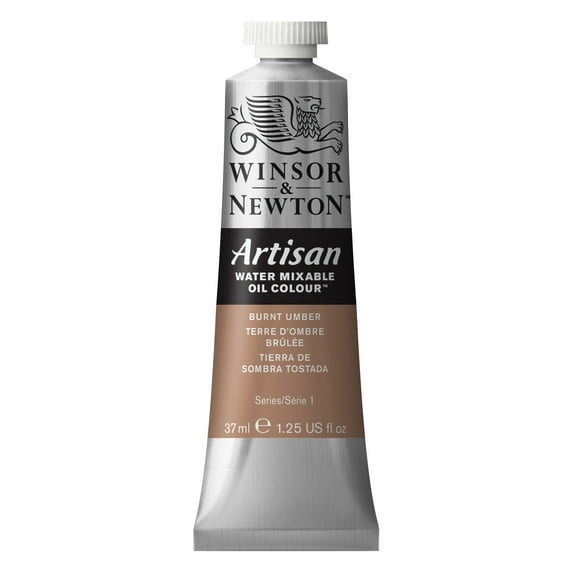 Winsor & Newton Artisan Water Mixable Oil Color, 37ml, Burnt Umber